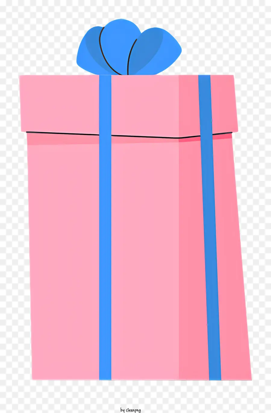สีชมพูของขวัญกล่อง，ธนูสีน้ำเงิน PNG