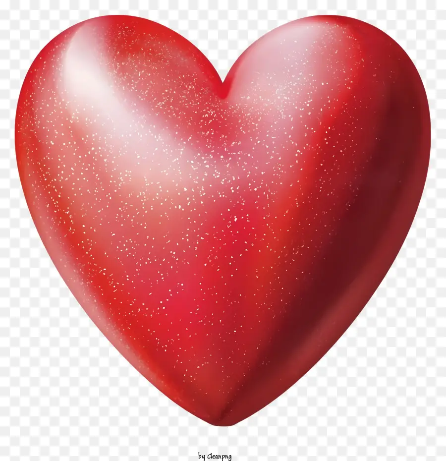 สีแดงหัวใจ，ดำบนพื้นหลัง PNG