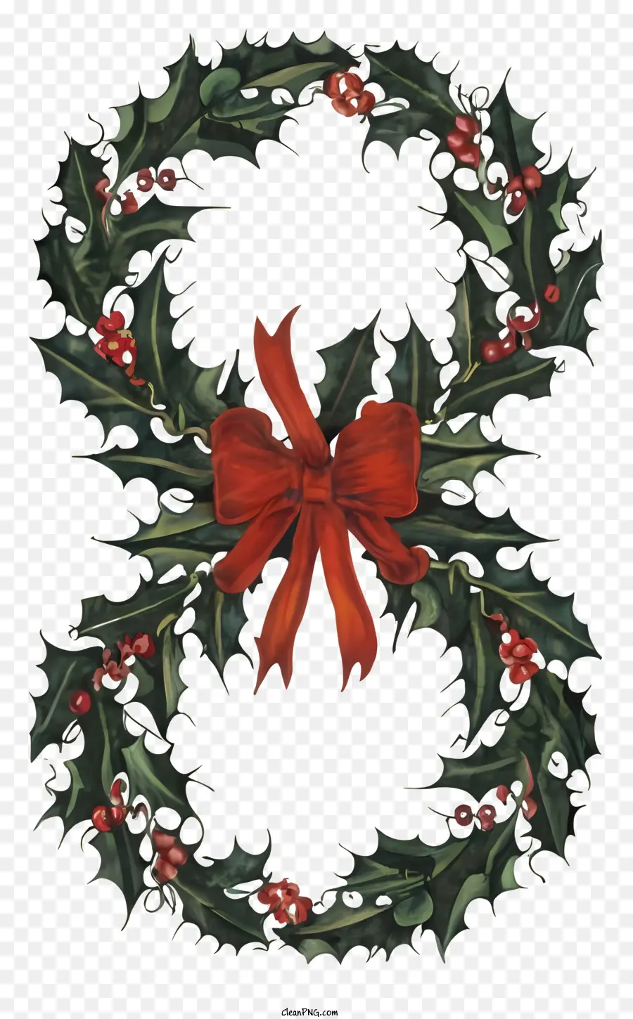 ฮอลลี่ Wreath，คริสมาสต์ Wreath PNG
