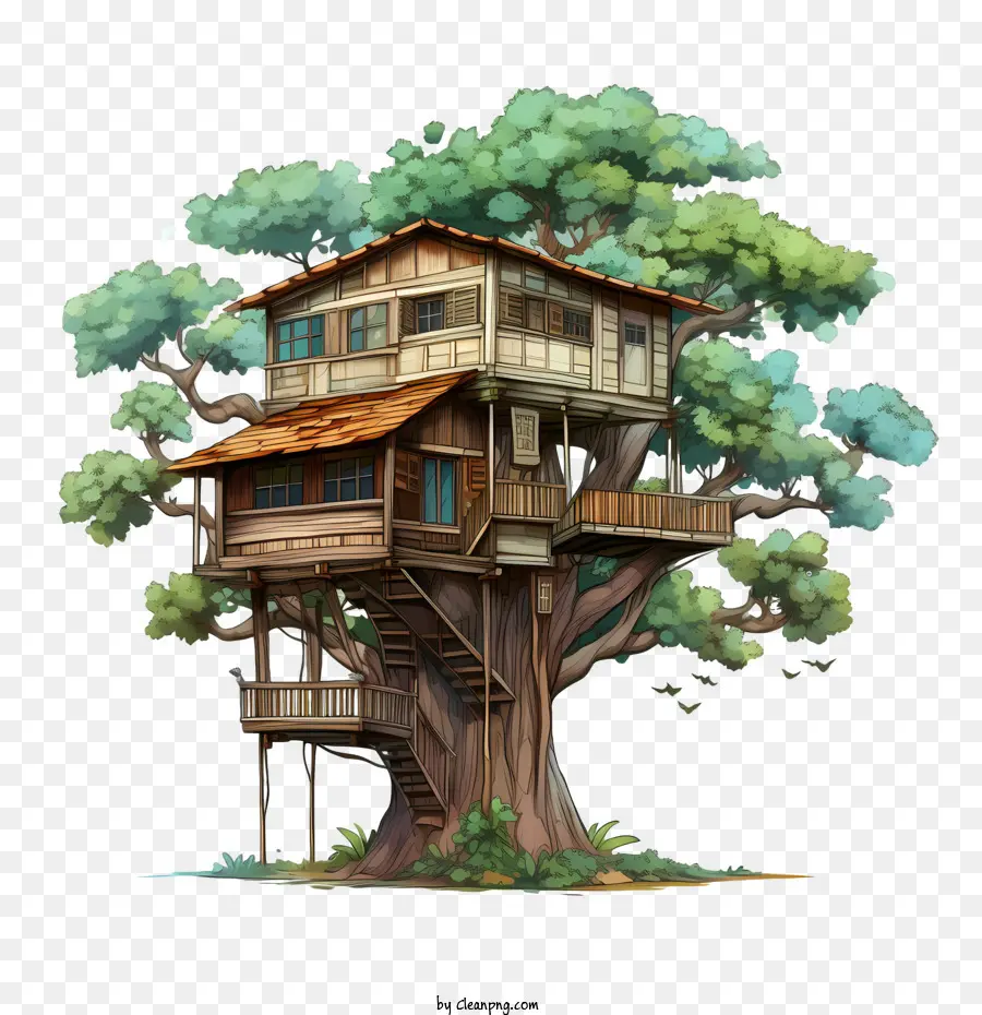 บ้านต้นไม้，ไม้บ้าน PNG