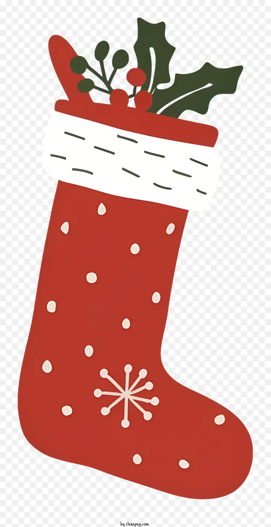 คริสมาสต์ถุงเท้า，ถุงน่องสีแดง PNG