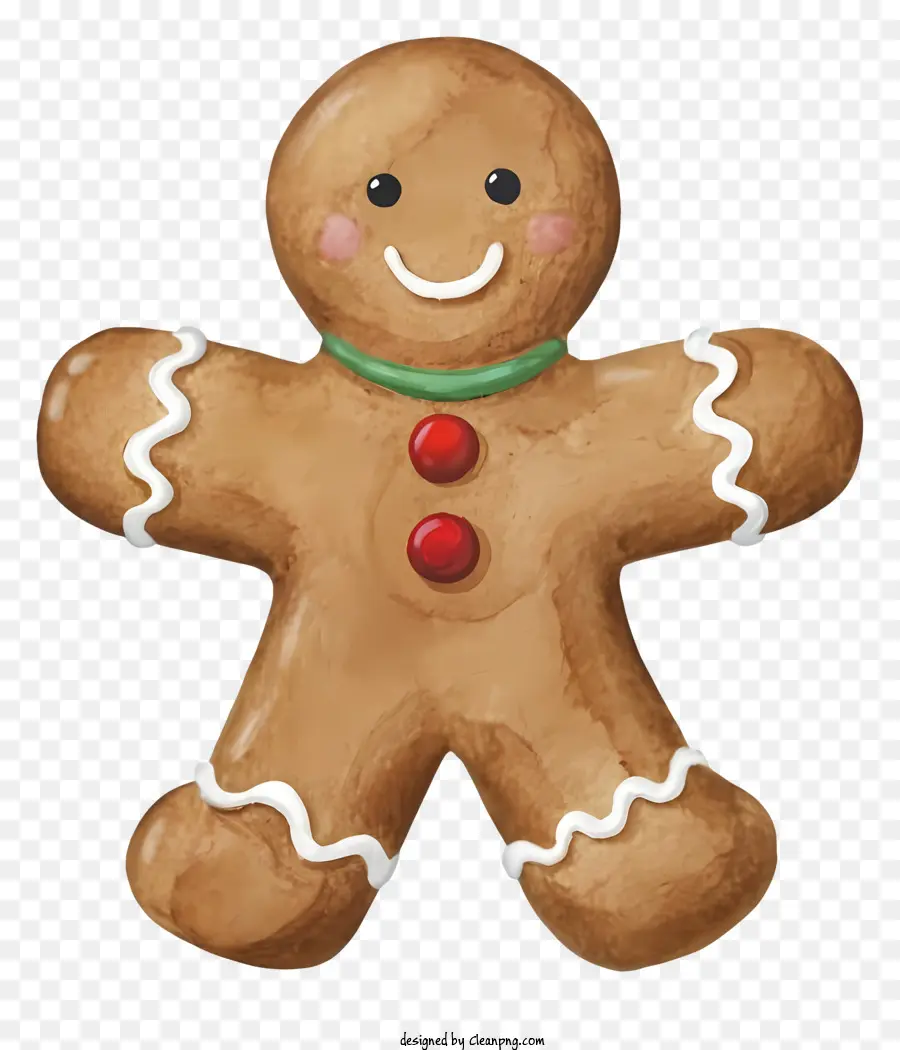 Gingerbread ชาย，สี Illustration PNG