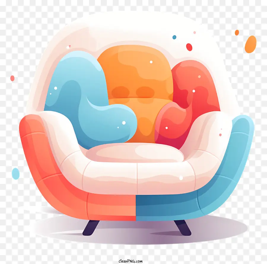 บูมเมอแรงเก้าอี้，เก้าอี้สีสันสดใส PNG