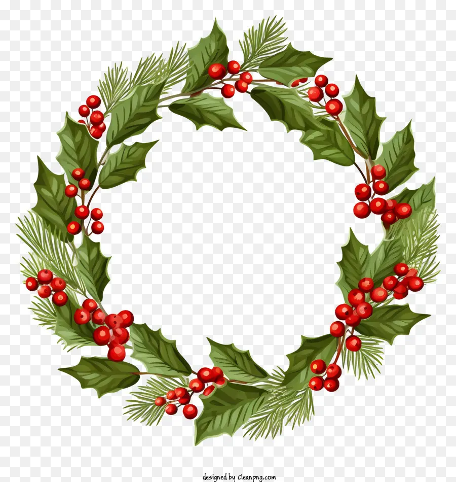 คริสมาสต์ Wreath，วันหยุดของ Wreath PNG