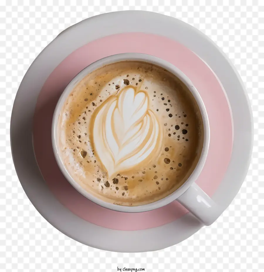 ถ้วยกาแฟ，จานสีชมพู PNG