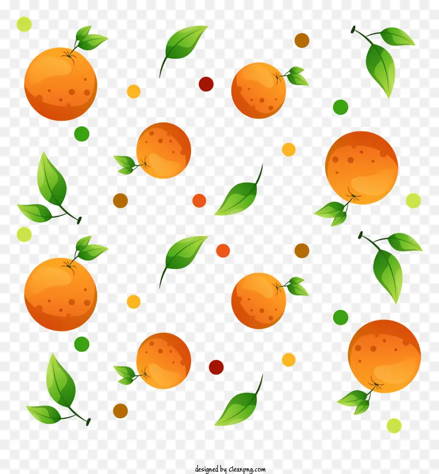 สีส้มรูปแบบ，ดำบนพื้นหลัง PNG