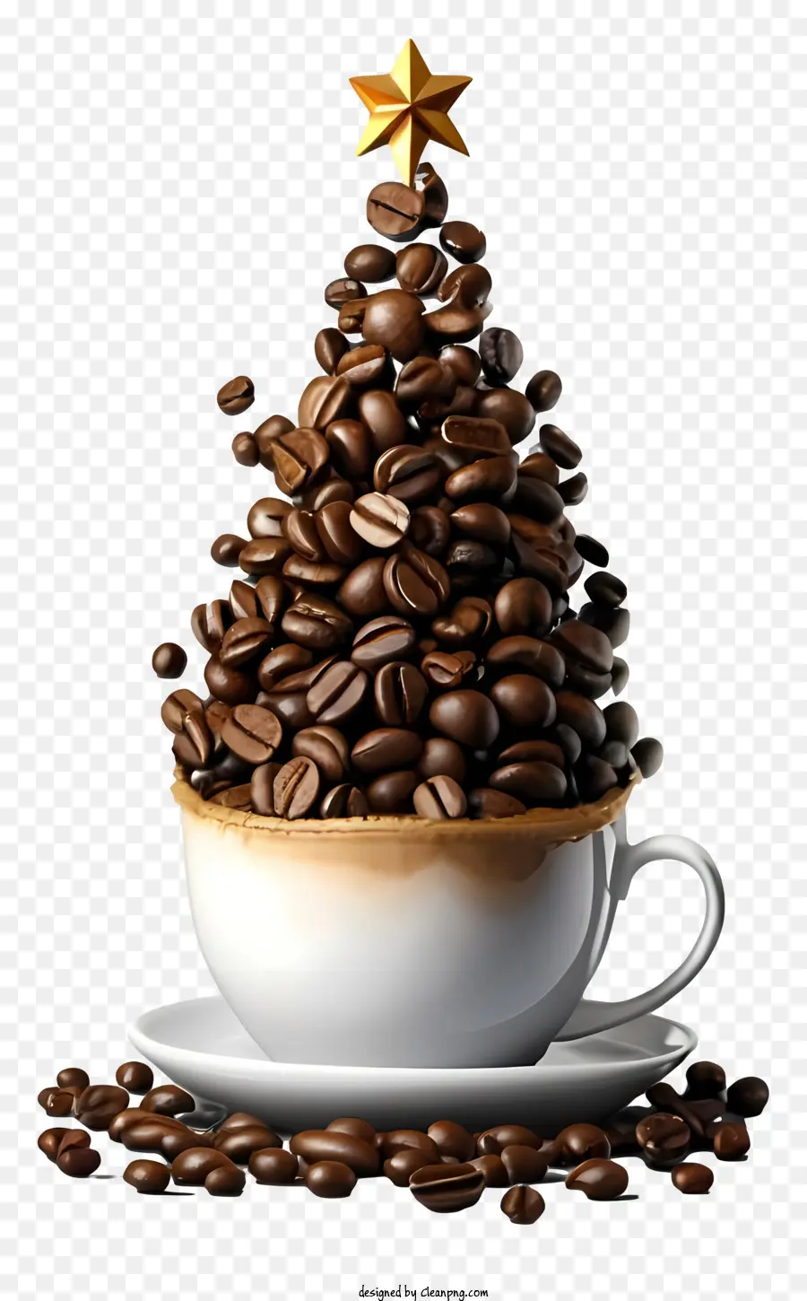 สีดำถ้วย，กาแฟถั่ว PNG