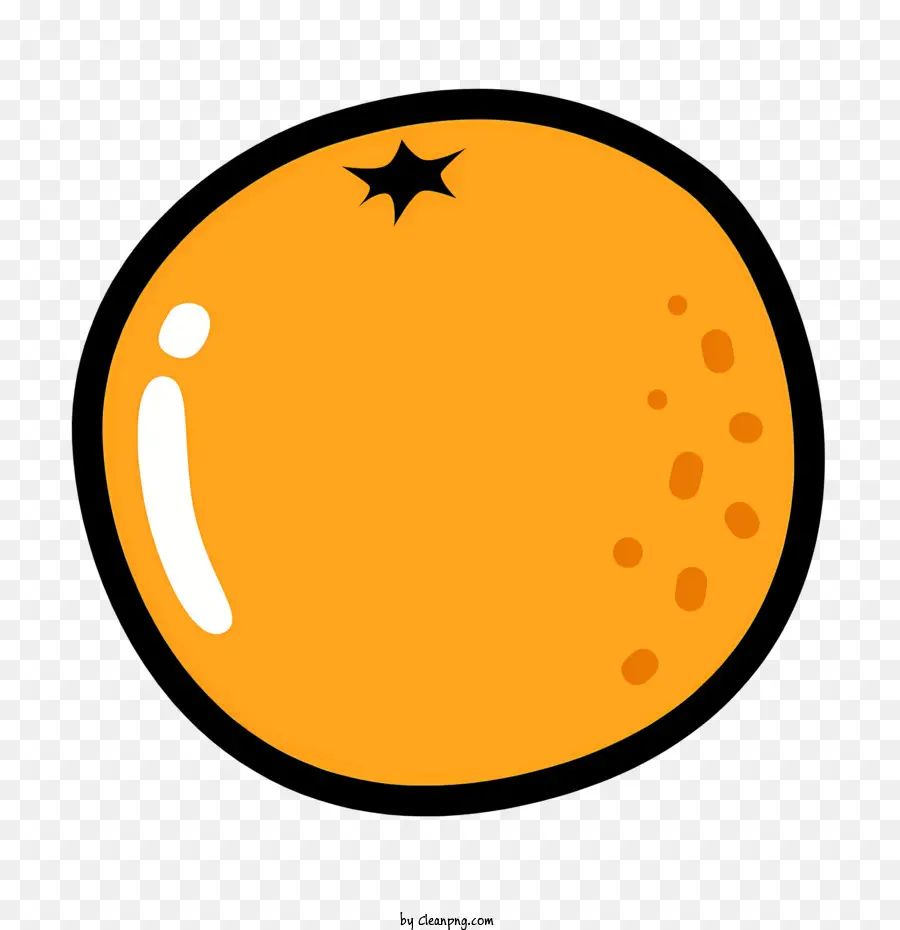 สีส้ม，ดวงดาว PNG