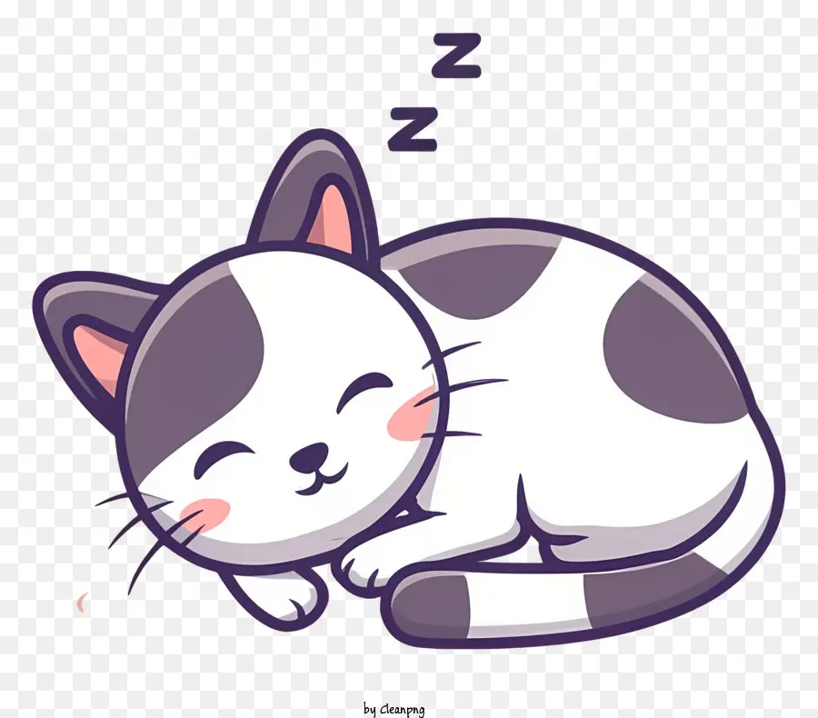 แมวนอนหลับ，น่ารักแมว PNG