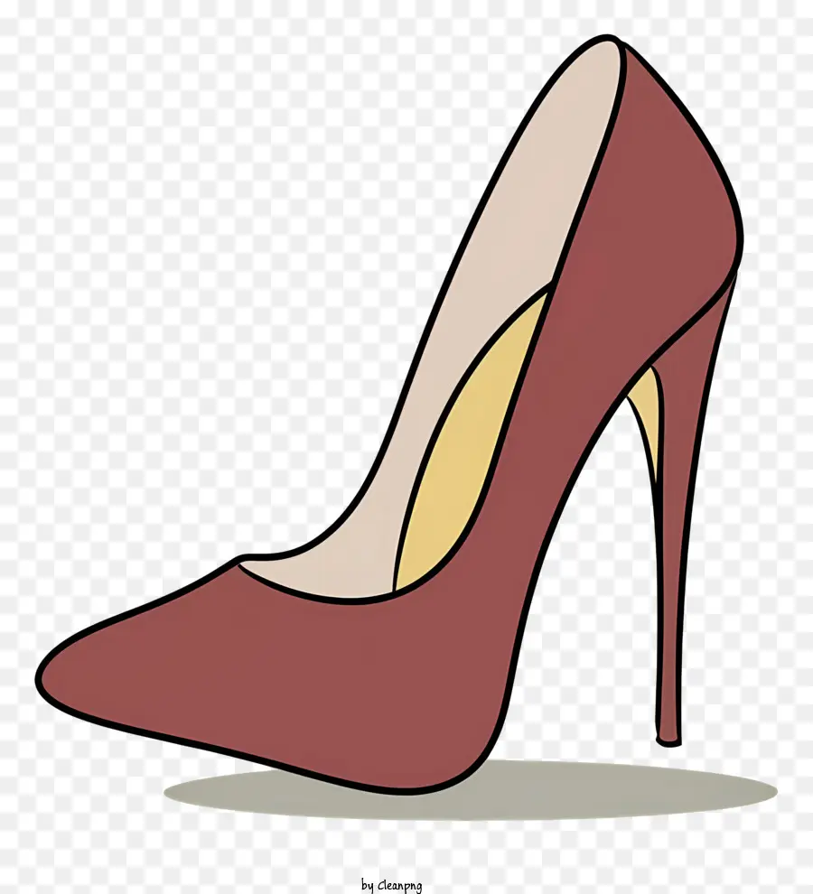 รองเท้าส้นสูงของผู้หญิง，สีแดงแหลมส้นเท้า PNG