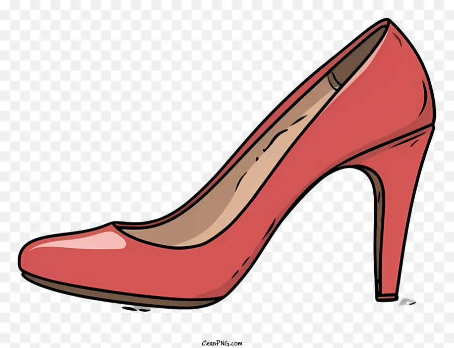 รองเท้าส้นสูงสีแดง，กริชเท้าแหลม PNG