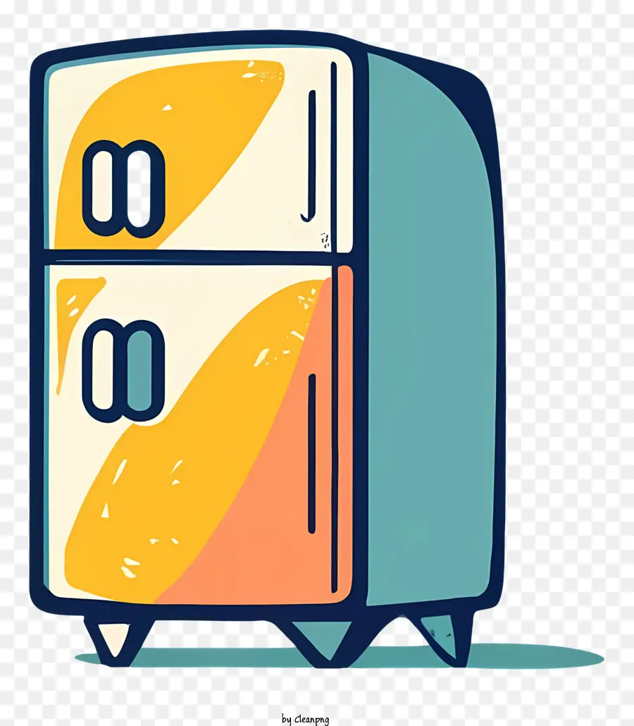 ตู้เย็นแบบเก่า，ตู้เย็นที่แข็งแรง PNG