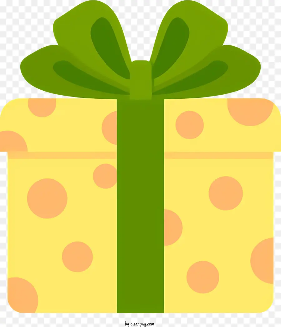 กล่องของขวัญ，โบว์สีเขียว PNG