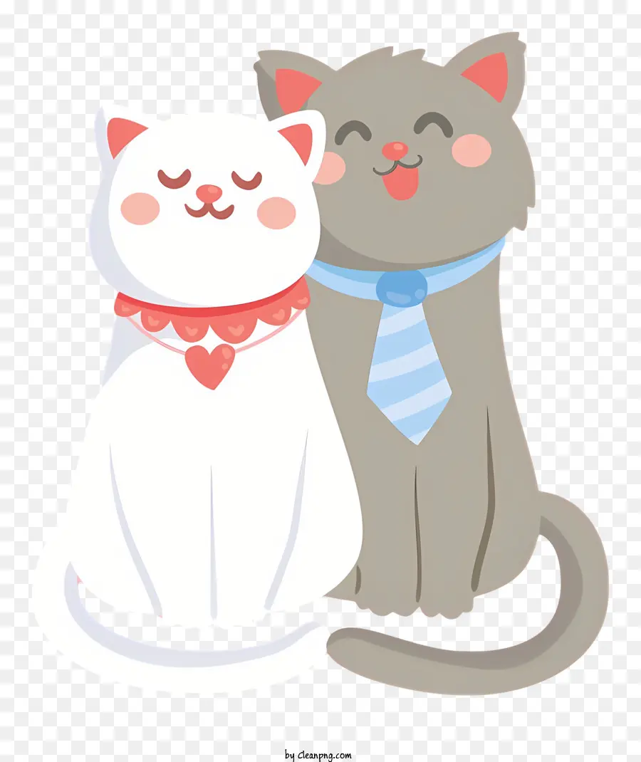 การ์ตูนปักแมว，แมว Illustration PNG