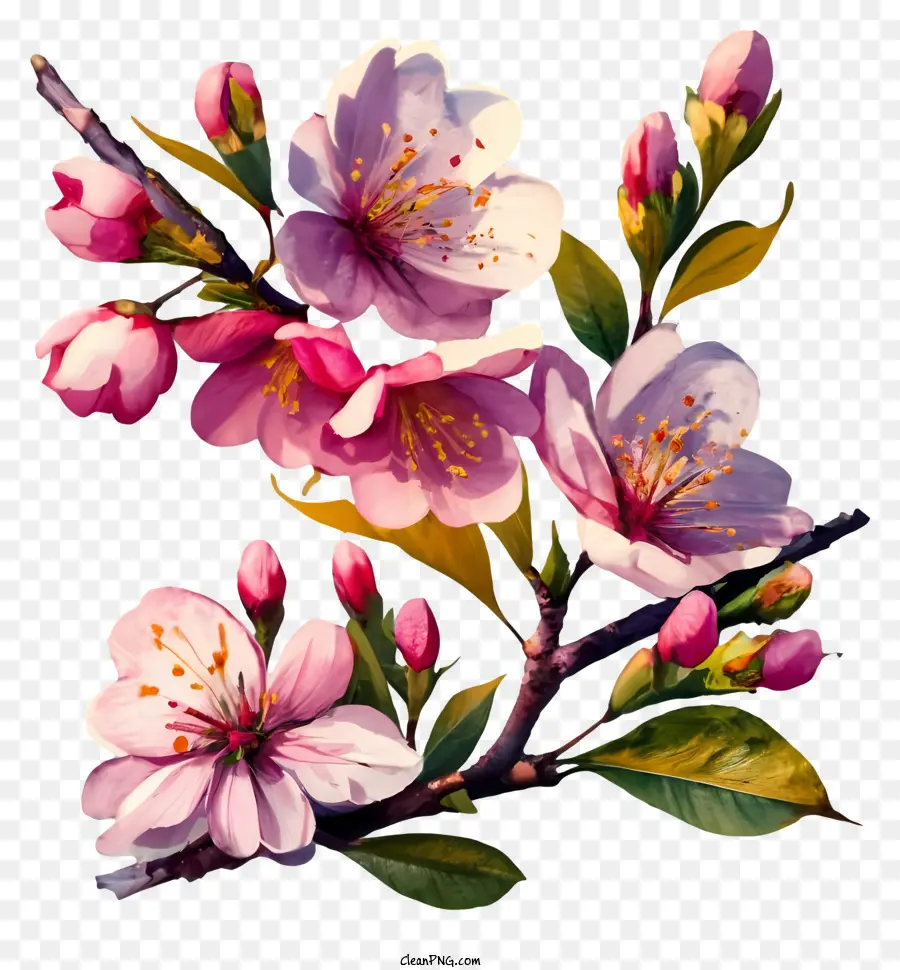 เชอร์รี่ Blossoms，ต้นไม้บานสะพรั่ง PNG