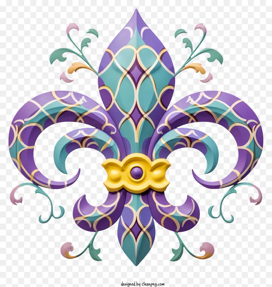 การออกแบบดอกไม้，Fleur De Lis PNG