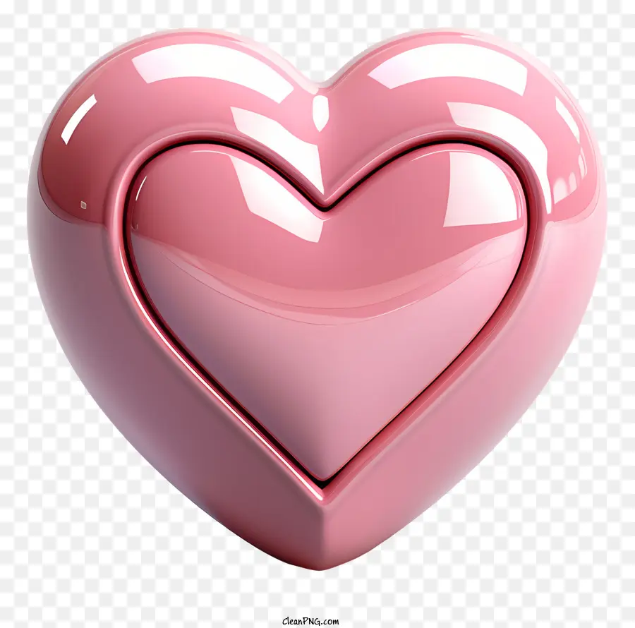 รูปหัวใจสีชมพู，ความโปร่งแสงวัสดุ PNG