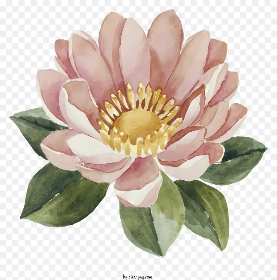 ดอกบัวสีชมพู，ภาพวาด PNG