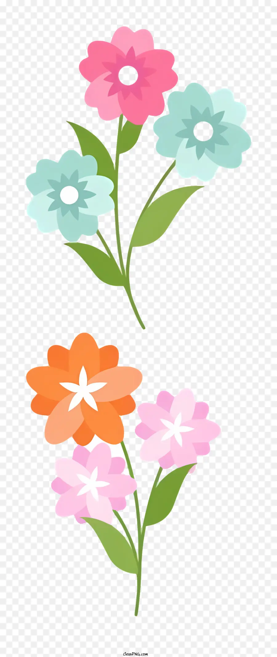 ช่อดอกไม้ของดอกไม้，ดอกไม้สีชมพู PNG