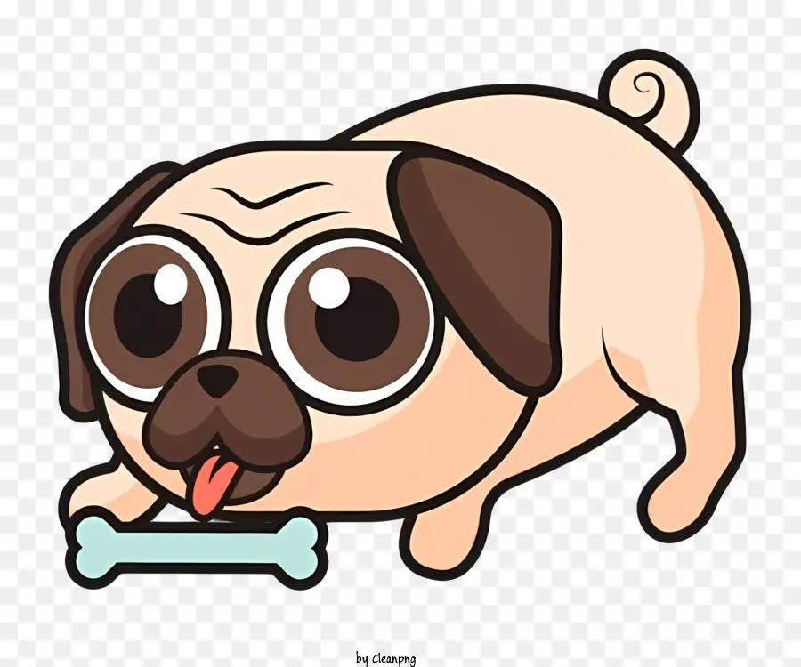 สุนัข Cartoon Pug，ปั๊กการ์ตูน PNG