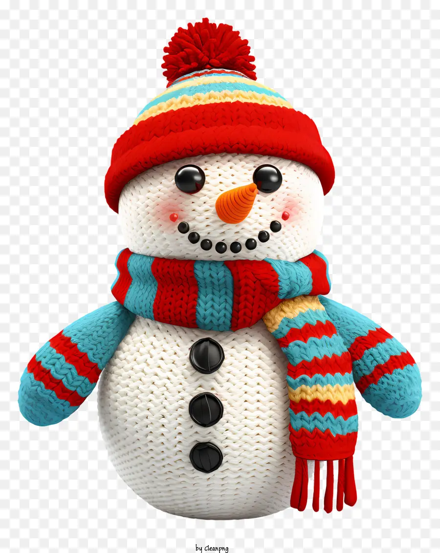 เจ้าตุ๊กตาหิมะ，Striped ผ้าพันคอ PNG