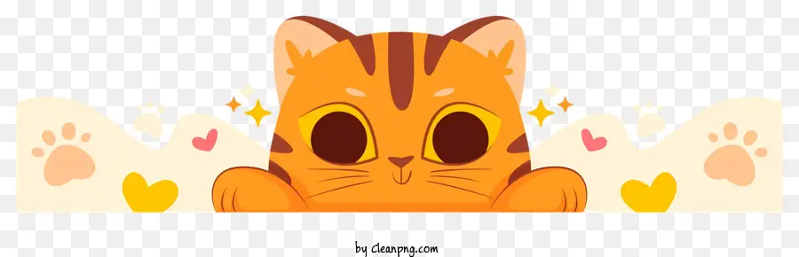 แมว，ขนสีส้มทองคำ PNG
