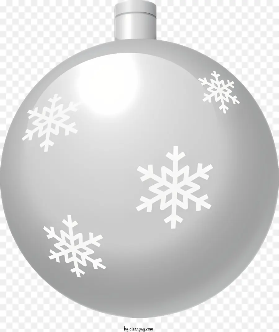 เครื่องประดับคริสต์มาสสีขาว，เกล็ดหิมะ Ornament PNG