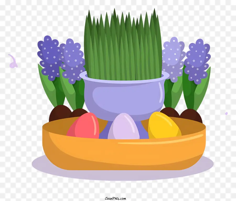 ไข่มีสีสัน，Nowruz Decorations PNG