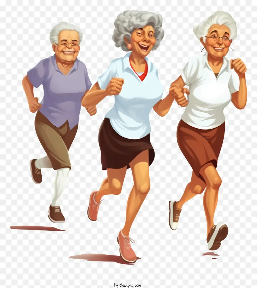 หญิงชรากำลังทำงาน，ออกกำลังกายสำหรับผู้หญิงที่มีอายุมากกว่า PNG