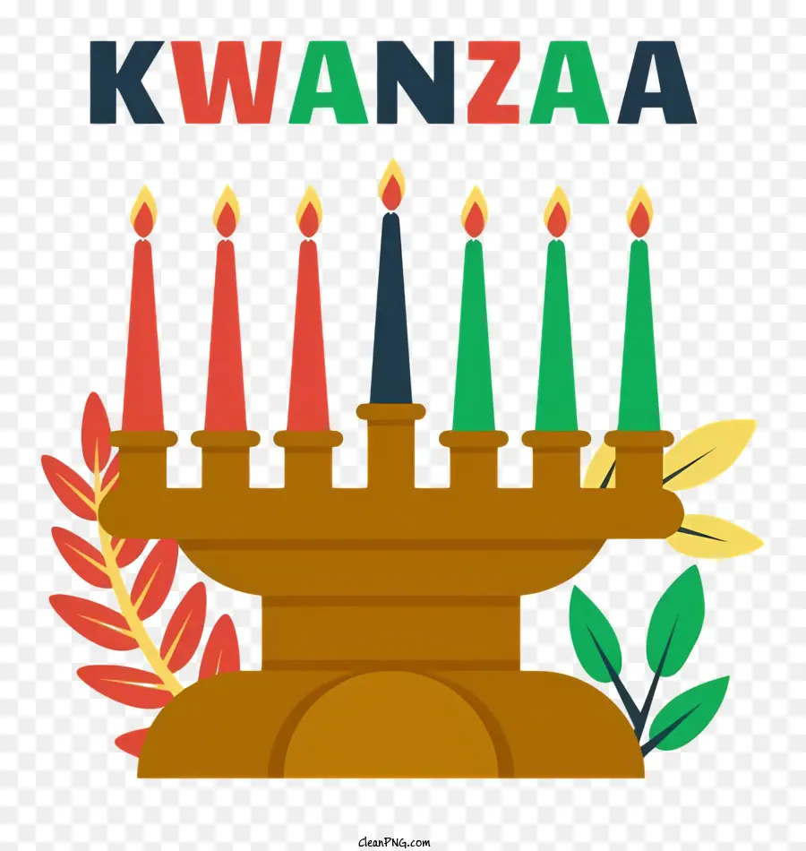 พวงหรีด，เทียน Kwanzaa PNG