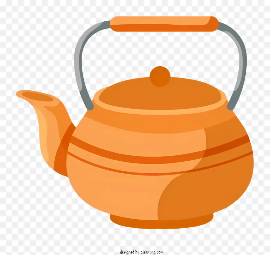 กาน้ำชาสีส้ม，ไม้จัดการ PNG