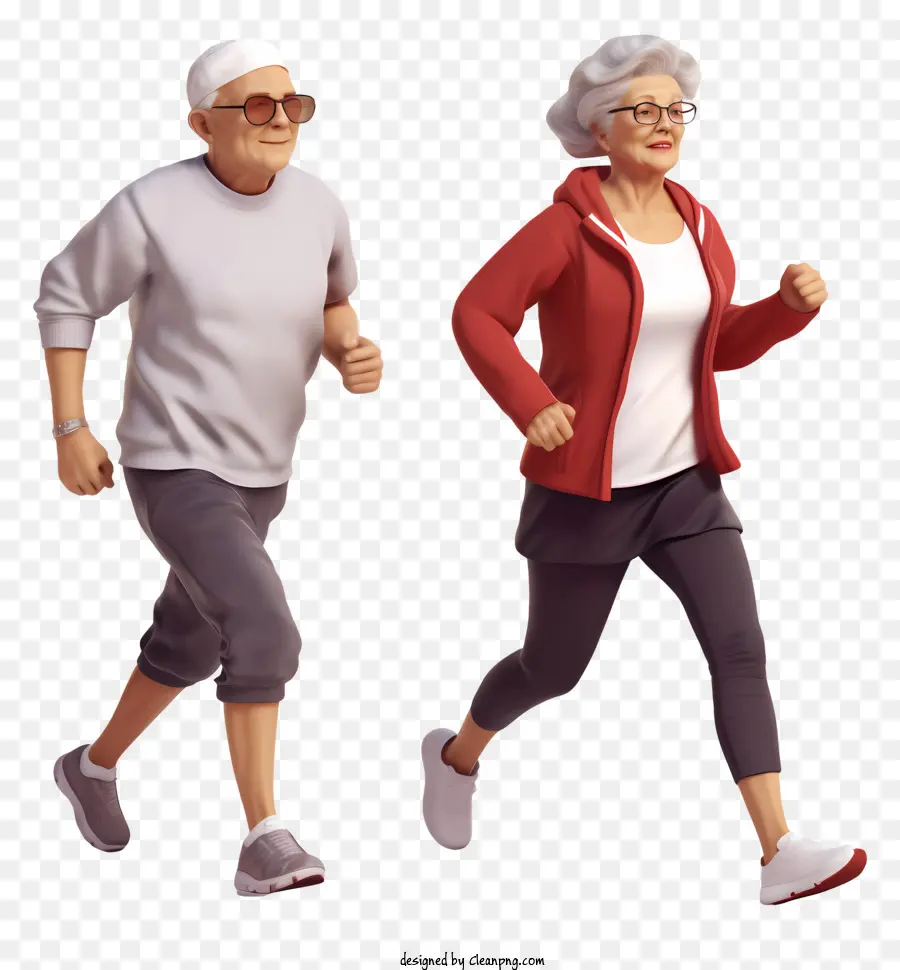 กิจวัตรการออกกำลังกายผู้สูงอายุ，ใช้แบบฝึกหัดสำหรับผู้สูงอายุ PNG