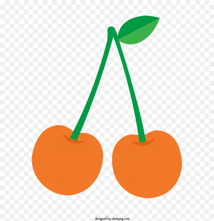 เชอร์รี่สีส้ม，เชอร์รี่สมมาตร PNG