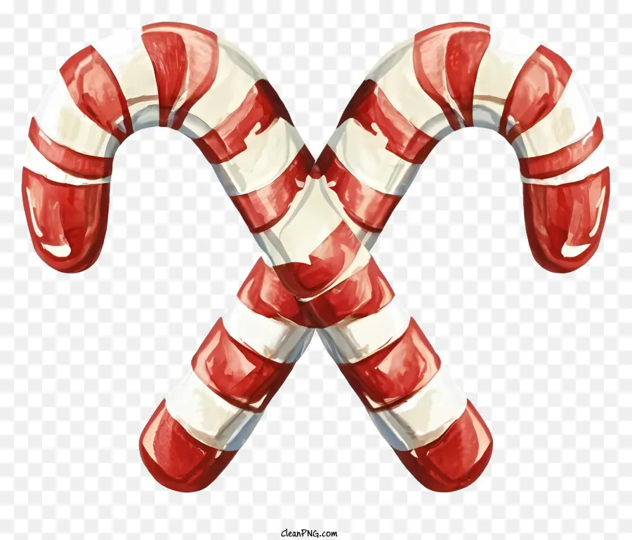 Candy Canes，สีแดง PNG