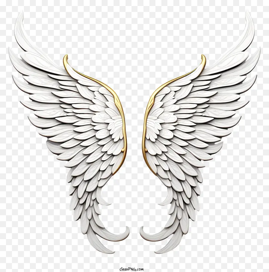 Doodle Angel Wings，ปีกนางฟ้า PNG