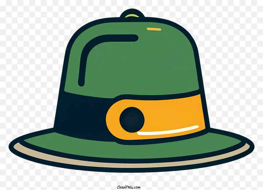 ตูน，หมวกสีเขียวและสีทอง PNG