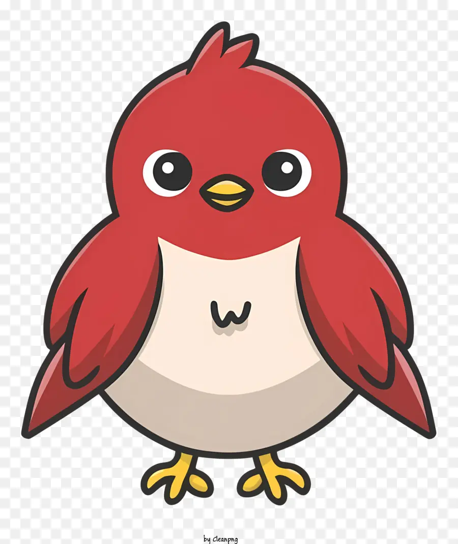 ตูน，นกสีแดง PNG