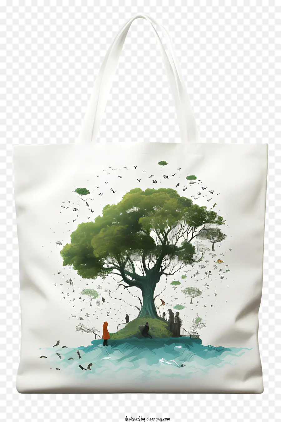Tote กระเป๋า，ต้นไม้ PNG