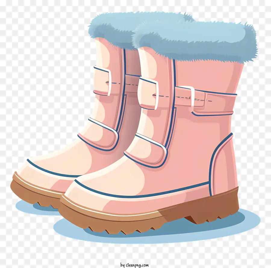 รองเท้าหน้าหนาว，รองเท้าบูทฤดูหนาวสตรี PNG