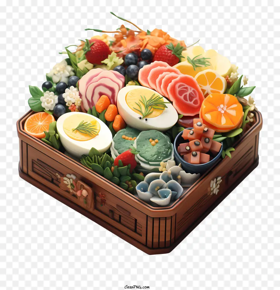 อาหารหรอกล่อง，ถาดผักและผลไม้ PNG