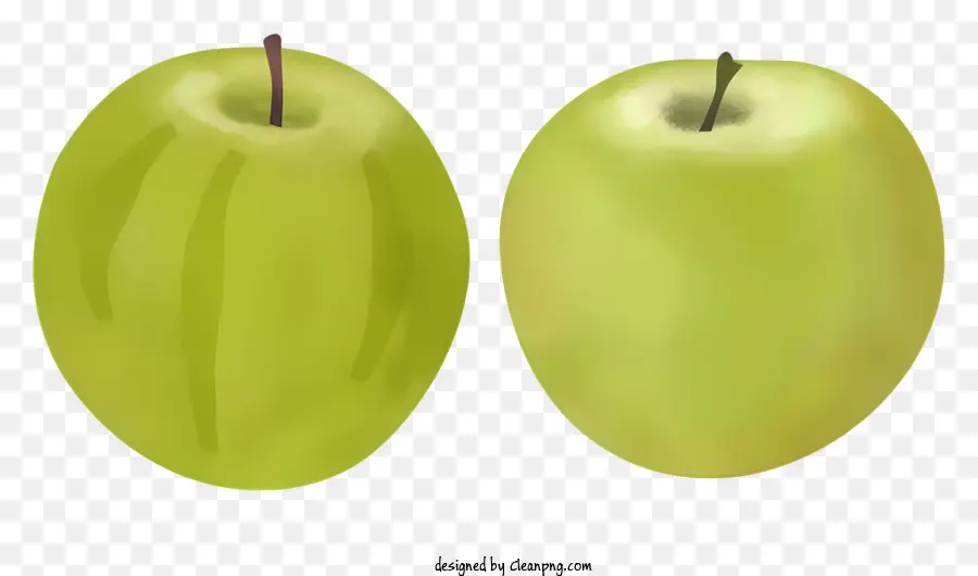 ตูน，แอปเปิ้ลสีเขียว PNG