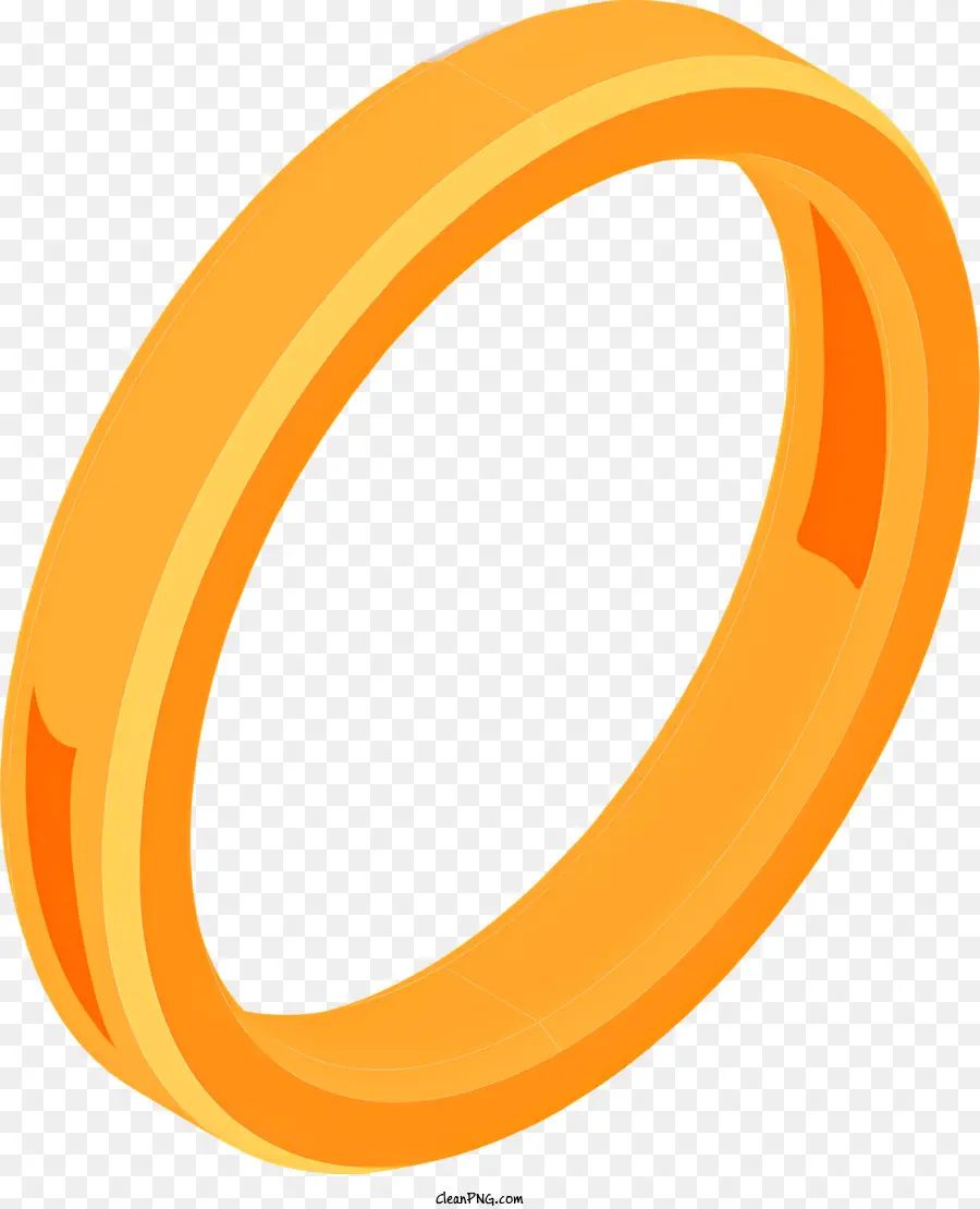แหวนแต่งงาน，แหวนแต่งงานสีส้ม PNG