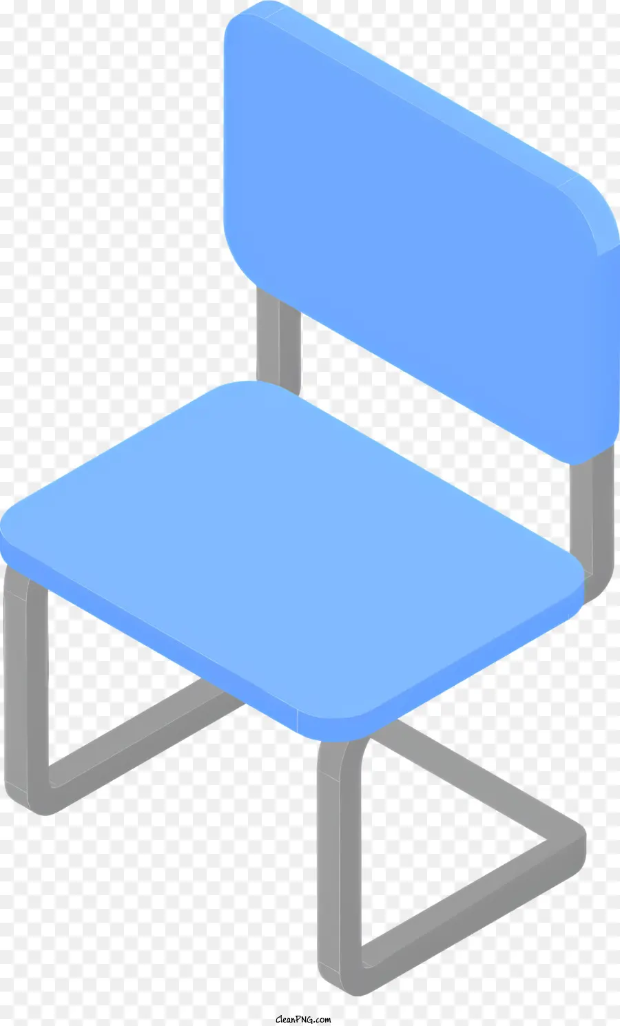 เก้าอี้，ที่นั่งสีฟ้า PNG
