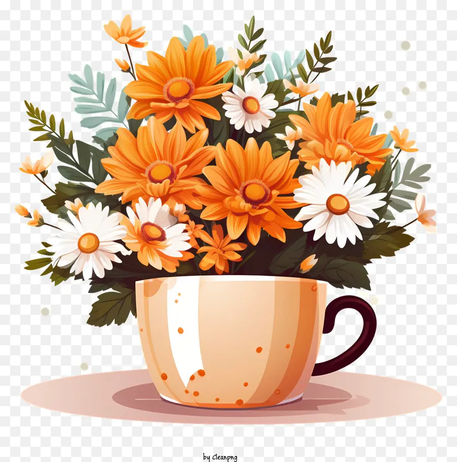 กาแฟดอกไม้，ดอกไม้ PNG