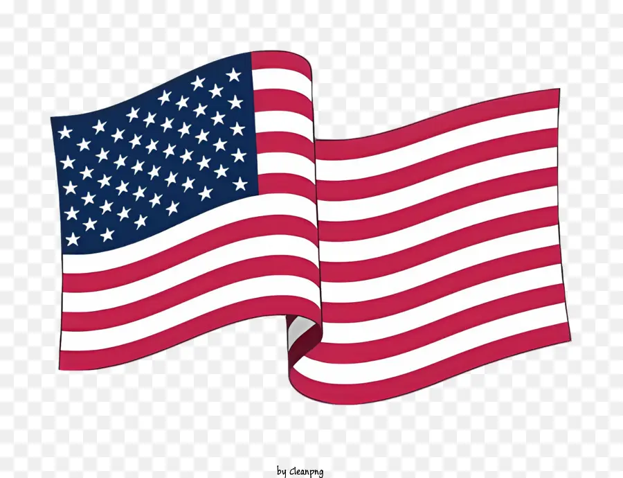 ธงชาวอเมริกัน，โบกธง PNG
