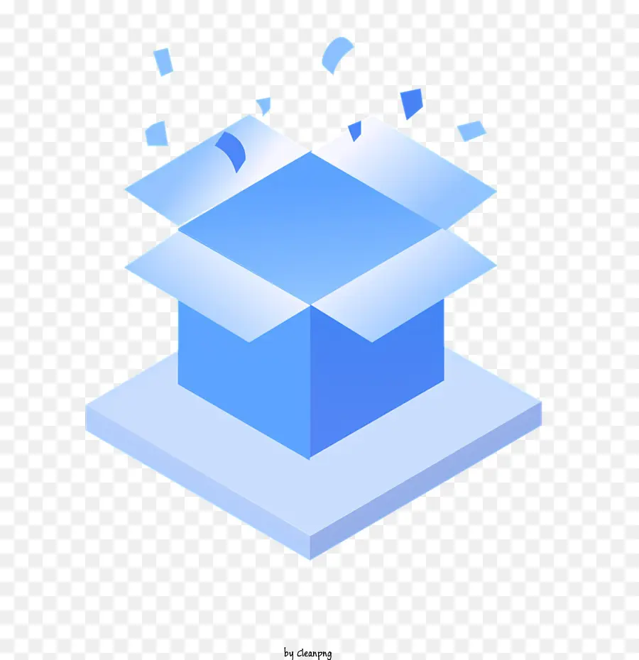กล่องสีน้ำเงิน，กล่องสี่เหลี่ยม PNG