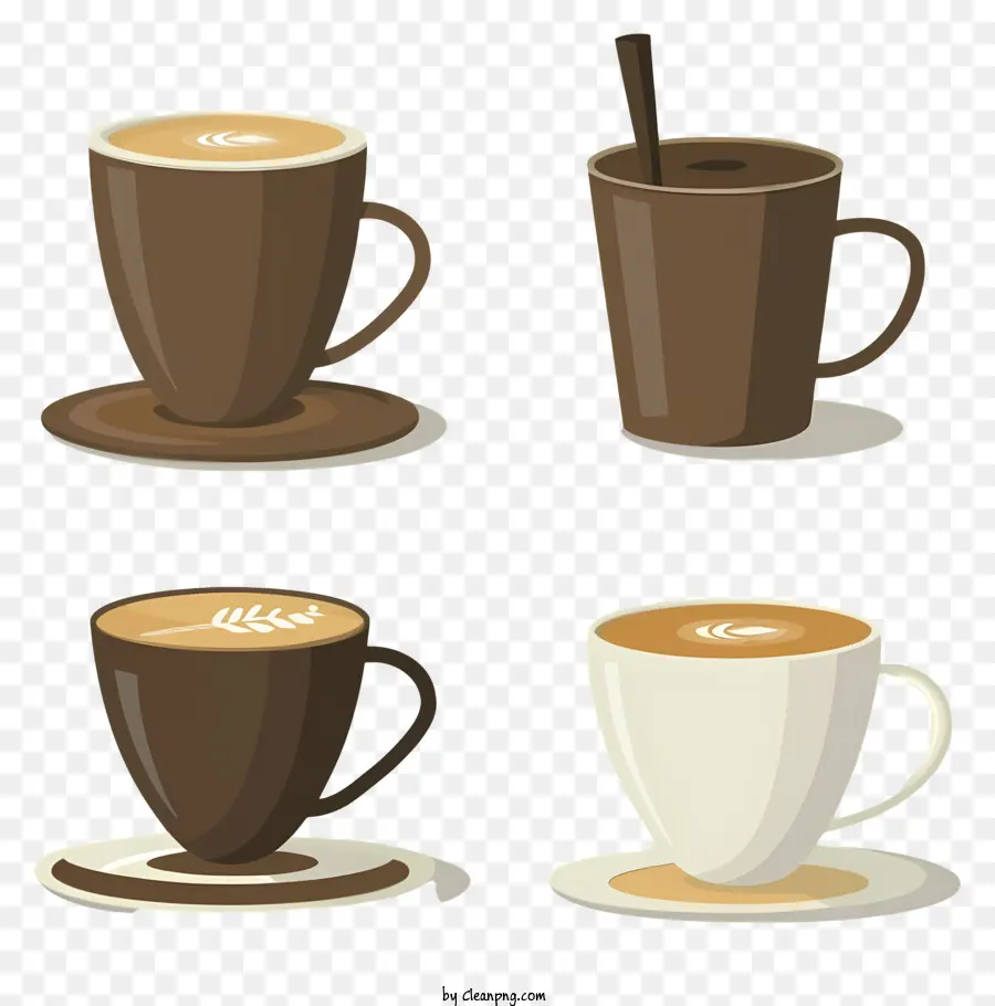 ตูน，กาแฟถ้วย PNG