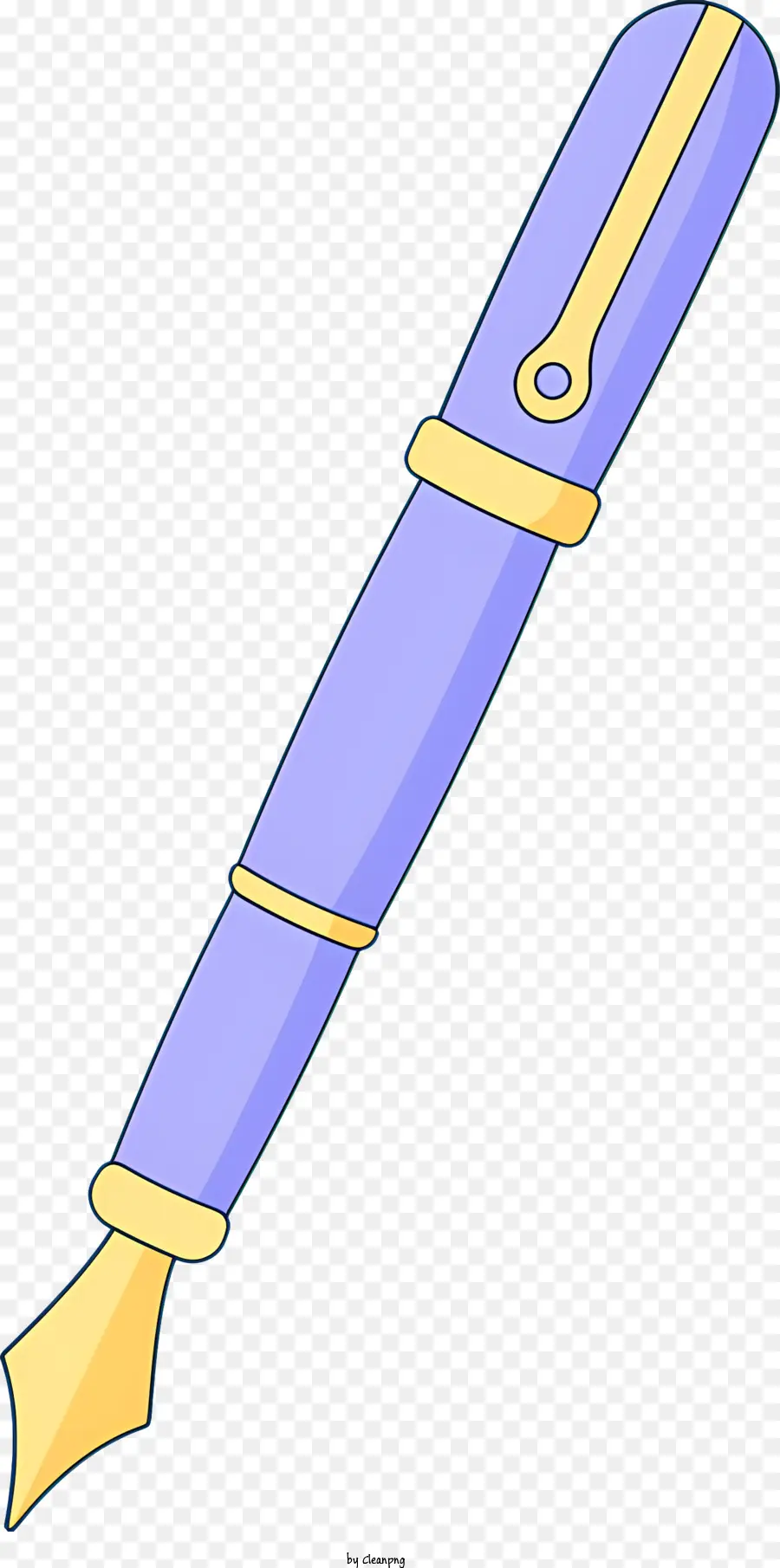 หมากฝรั่ง，ปากกาน้ำพุสีน้ำเงิน PNG