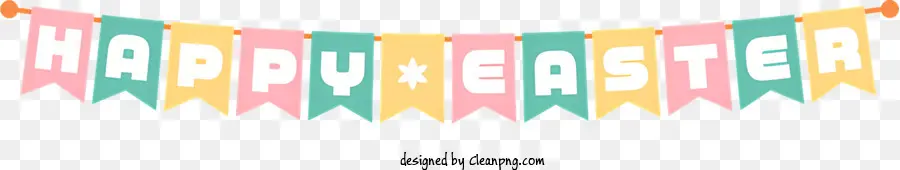 ไอคอน，Happy Easter Banner PNG