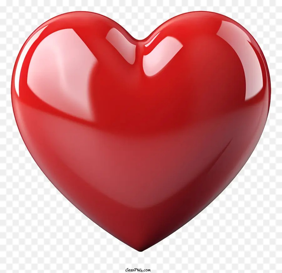 หัวใจ，รูปหัวใจสีแดง PNG